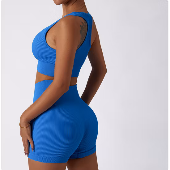 Sportbekleidung für Damen, Strickbekleidung, Fitnessstudio-Oberteile, Yoga-Kleidung für Frauen