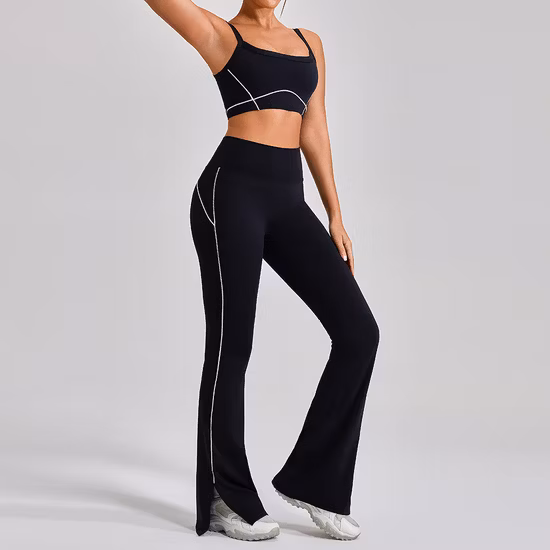 Damen-Trainingssets, 3-teilige Anzüge, hoch taillierte Yoga-Leggings, Kleidung mit Stretch-Sport-BH, Jackst Gym-Trainingsanzüge, aktives Set